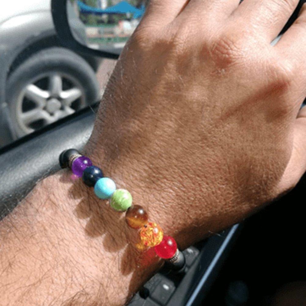 7 Chakra Bead Bracelet